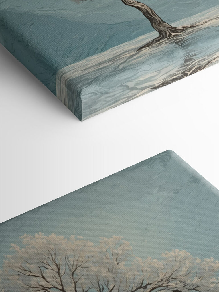 Two trees in the water