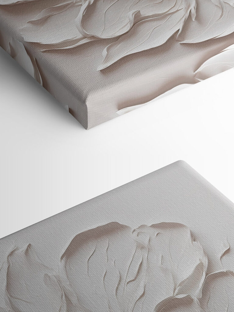 White flower with yellow center