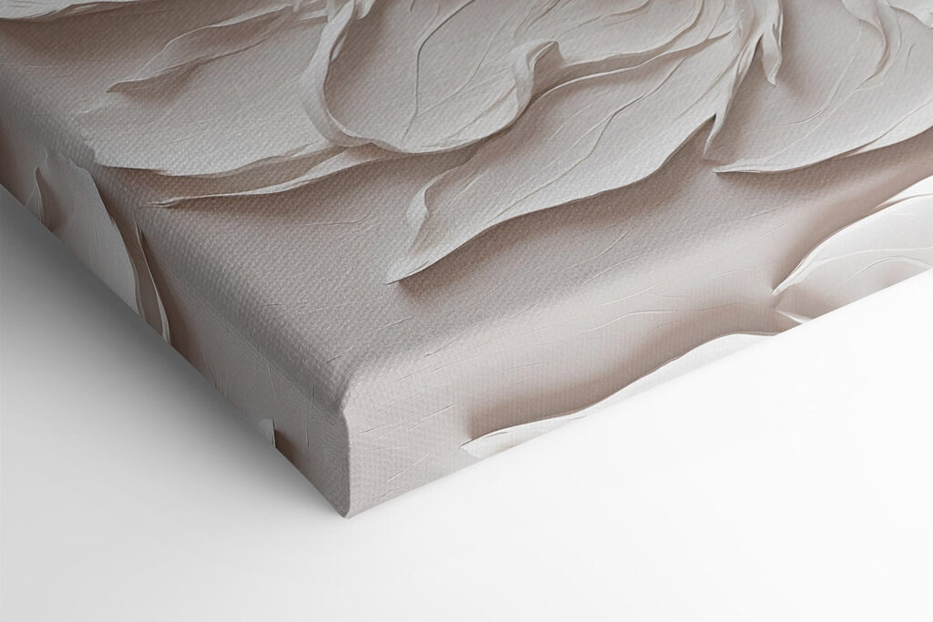 White flower with yellow center