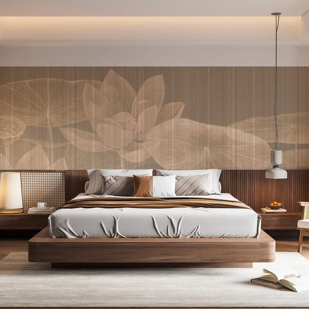 Faded beauty of water lilies