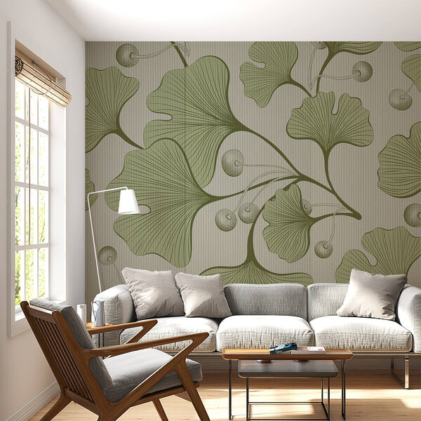 Természet ihlette levélmintás design Természet ihlette levélmintás design