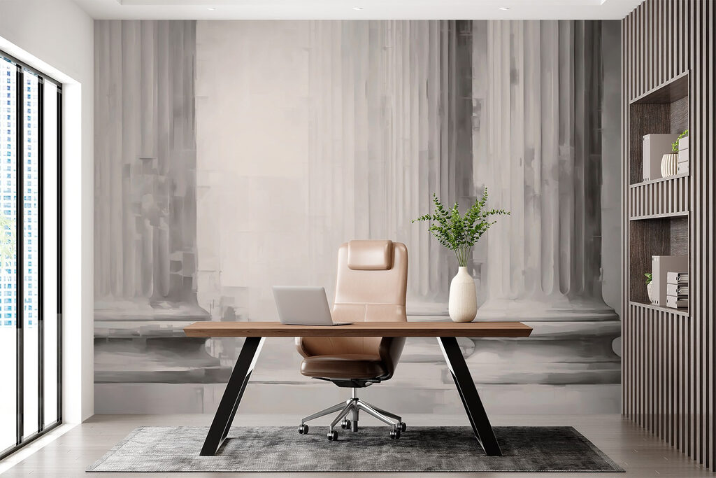 Group of pillars with columns