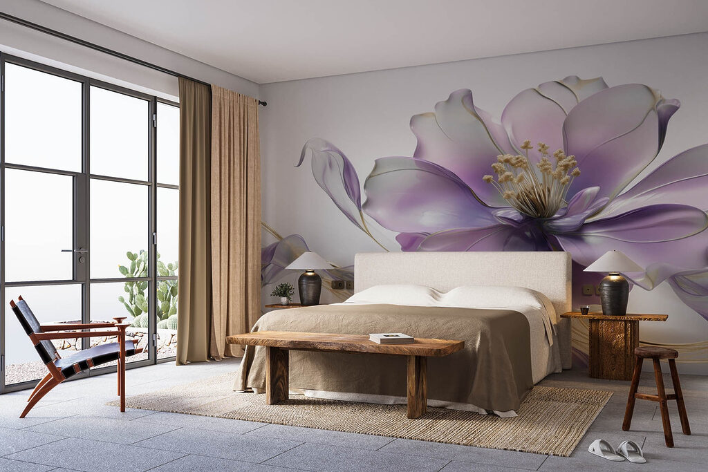 Delicate petals in soft pastels