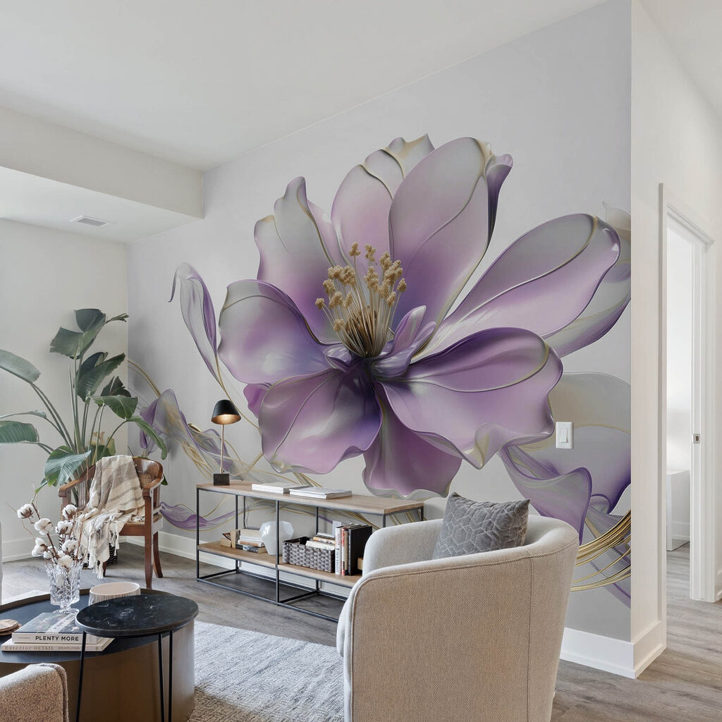 Delicate petals in soft pastels