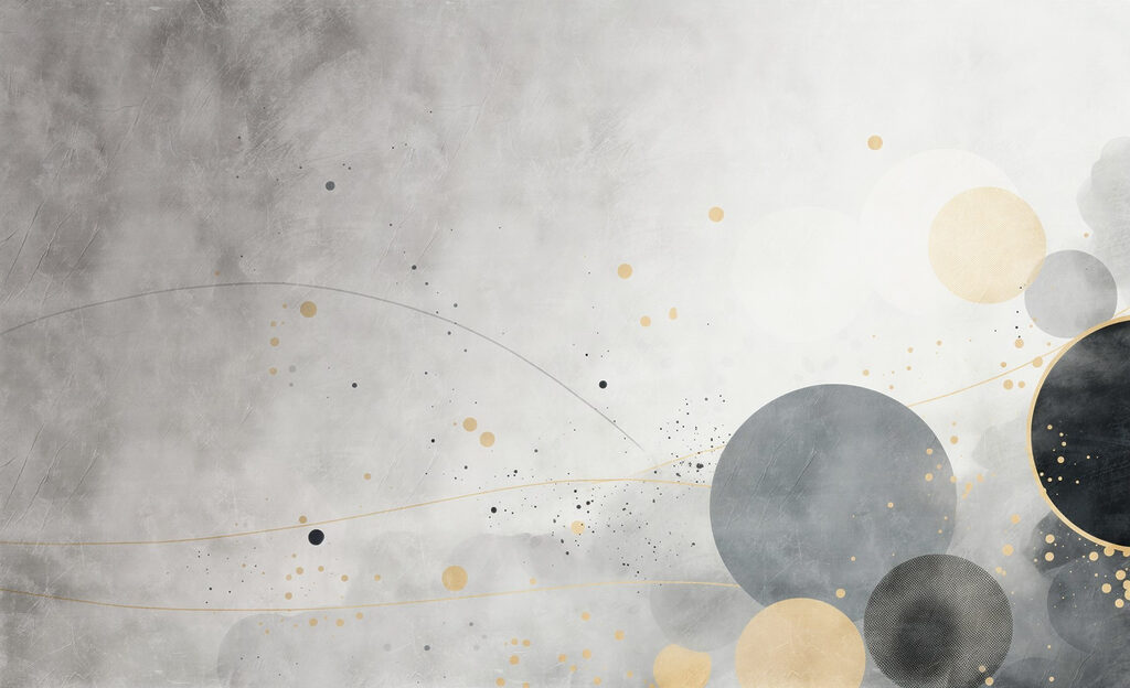 Abstract circles on a soft background