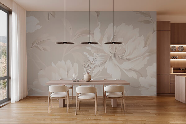 Elegáns virágos design lágy tónusokban Elegáns virágos design lágy tónusokban