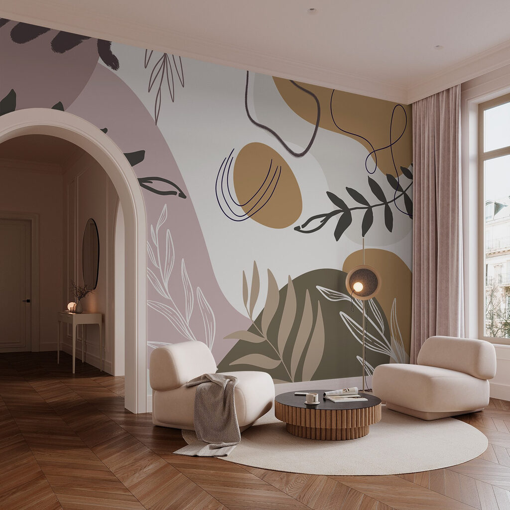 Nature-inspired abstract shapes and patterns