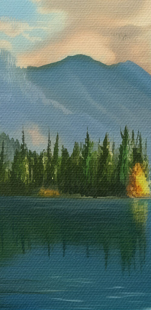 Boat on a lake surrounded by mountains Boat on a lake surrounded by mountains