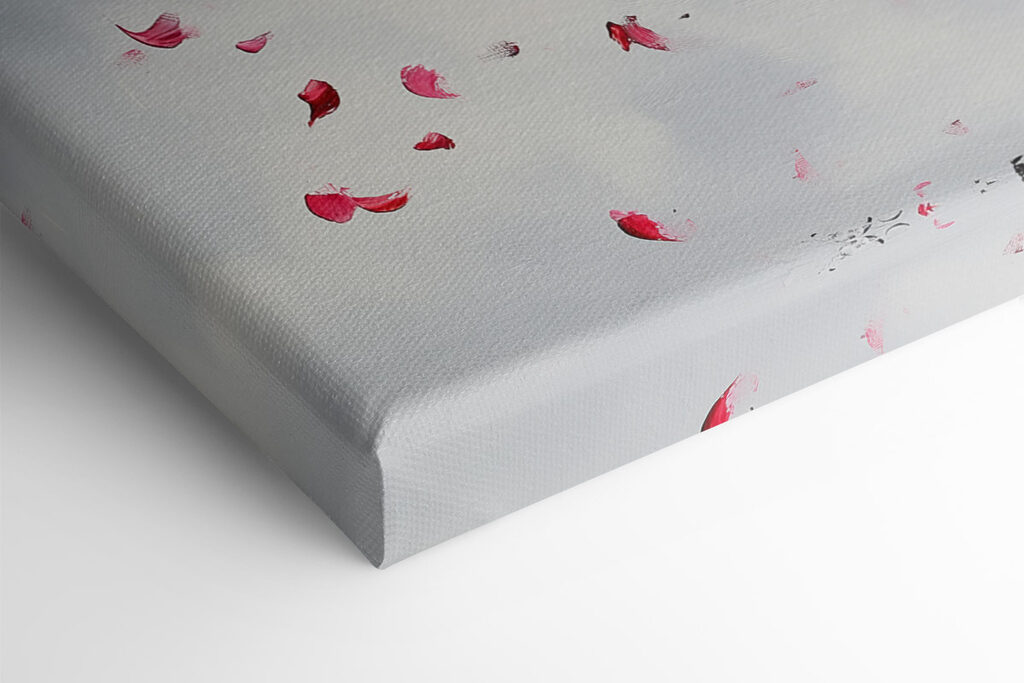 Tree with pink petals