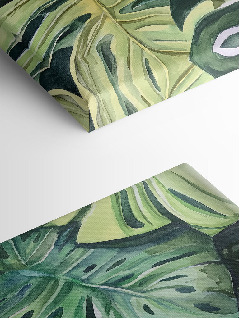 Lush foliage in vibrant hues