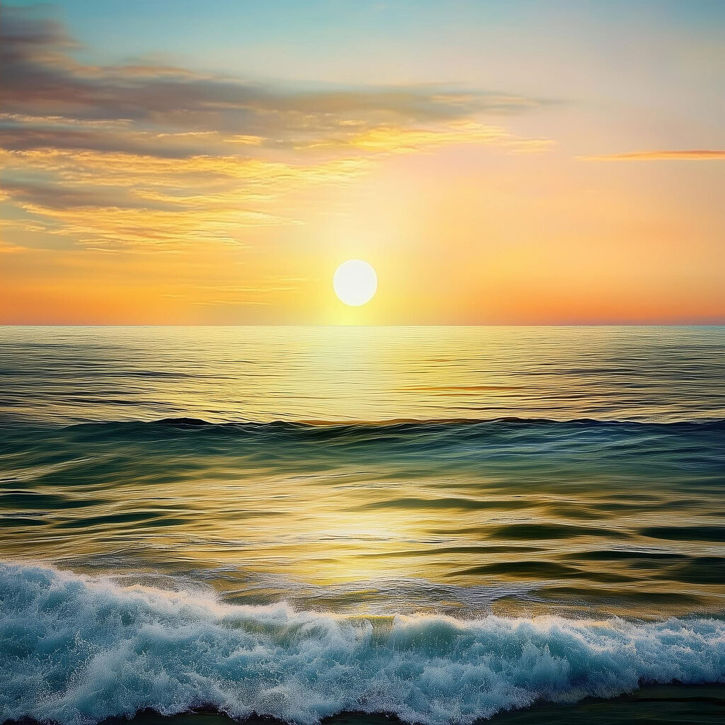 s43308p 1024x1024 - Naplemente egy víztömeg felett - tegory