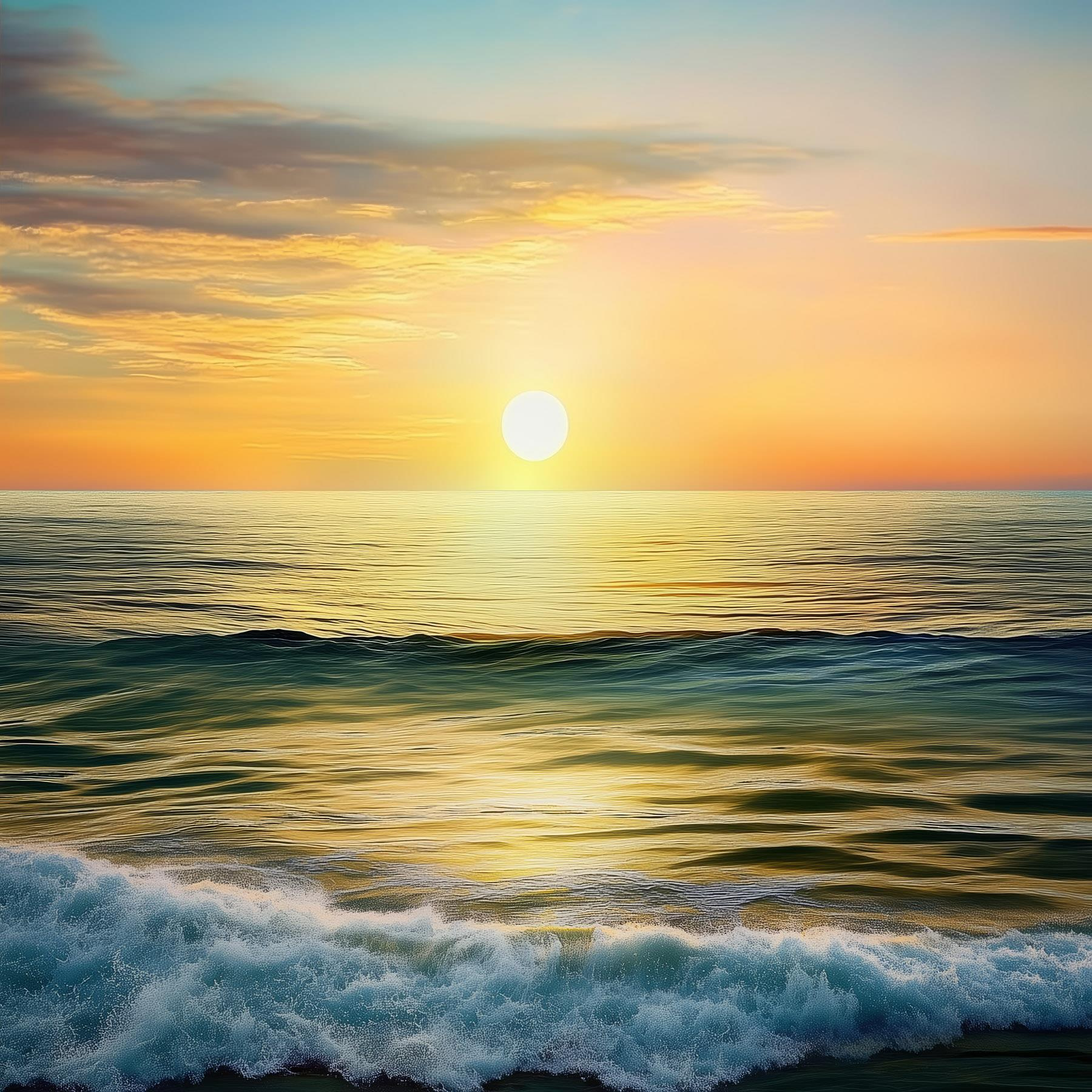 Naplemente egy víztömeg felett s43308p - Naplemente egy víztömeg felett - tegory