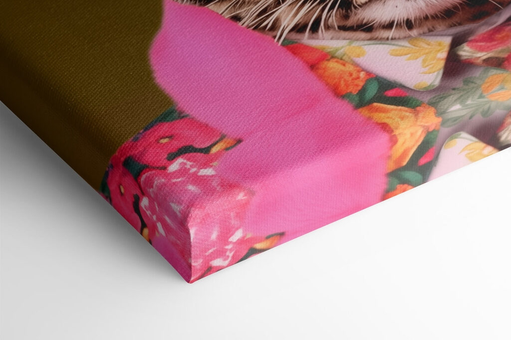 Leopard wearing a suit and sunglasses