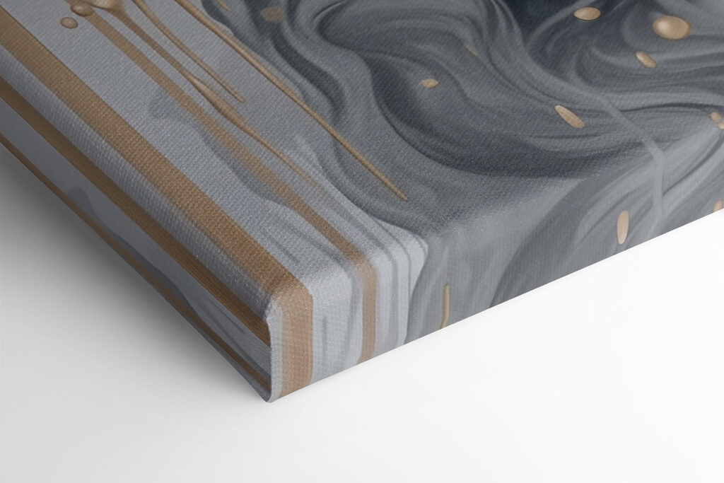 Woman with long hair and flowing hair