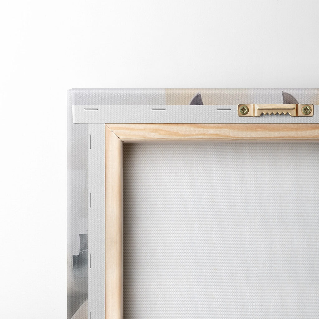 Painting of a white horse