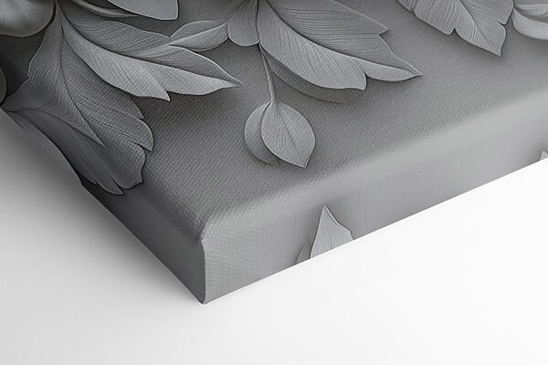 White flowers and leaves