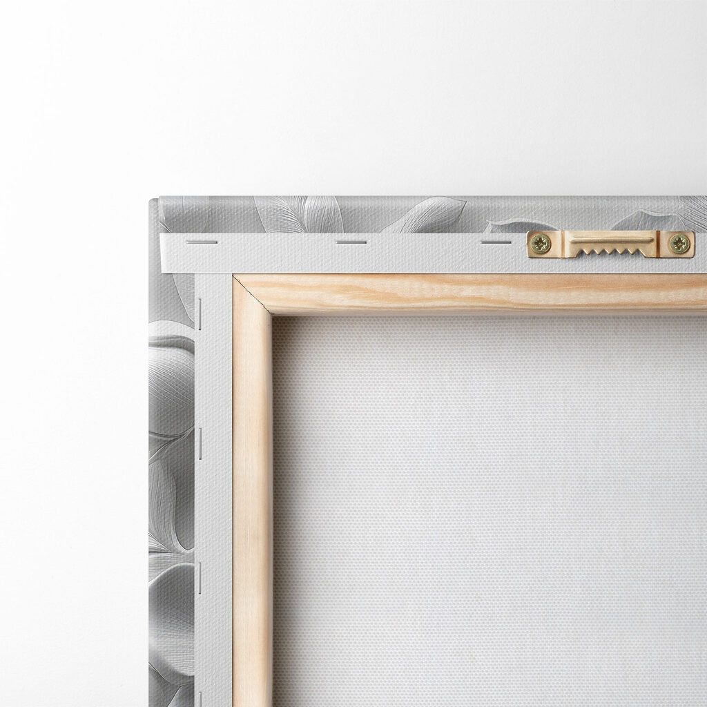 White flowers and leaves