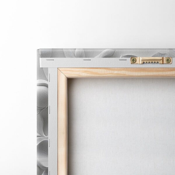 White flowers and leaves