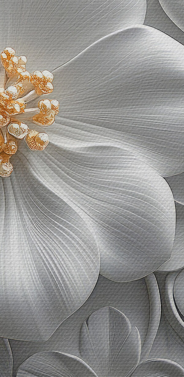 White flowers and leaves