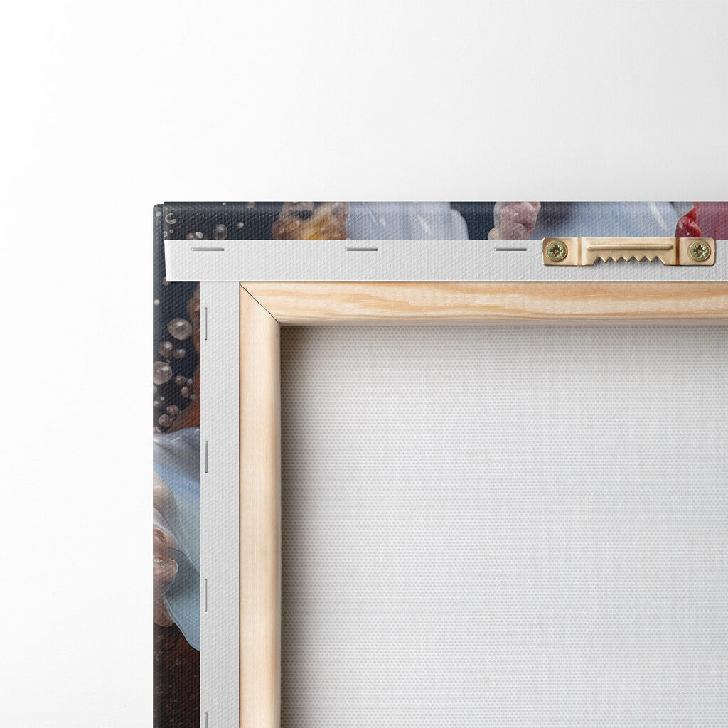 Delicate flower in vibrant colors