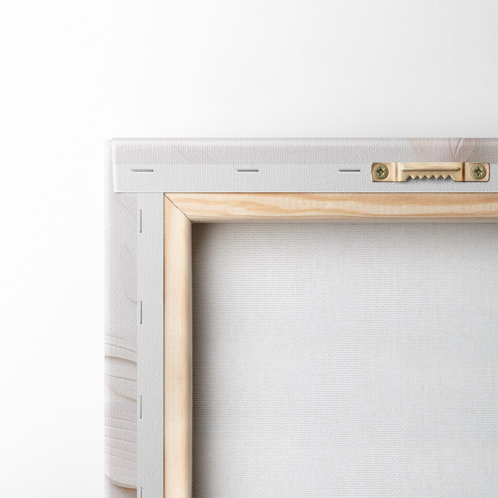 White flower with leaves