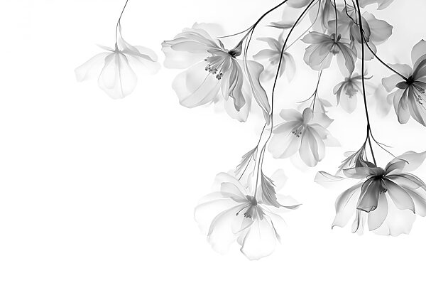 Delicate blooms on a soft backdrop Delicate blooms on a soft backdrop