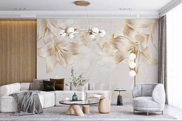 Delicate blooms in soft hues