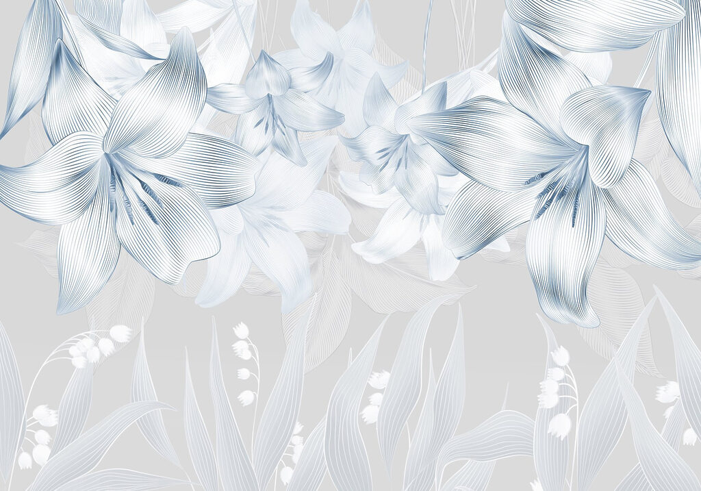 Delicate blooms in subtle shades