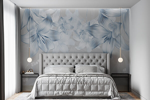 Delicate blooms in subtle shades