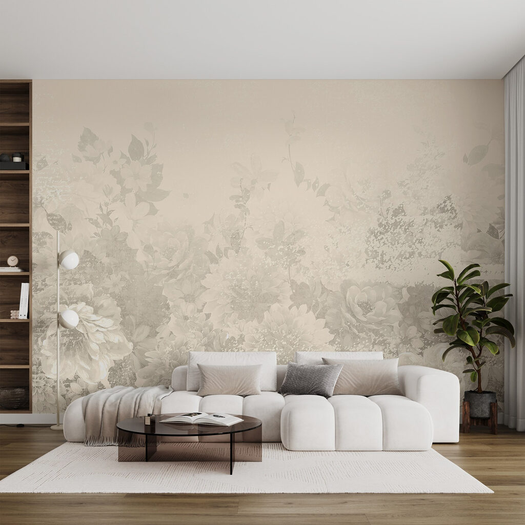 Delicate floral patterns in soft hues Delicate floral patterns in soft hues