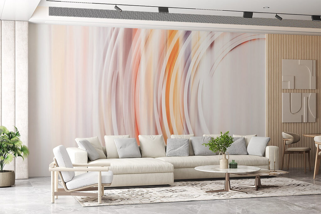 Blurry image of a swirly circle Blurry image of a swirly circle