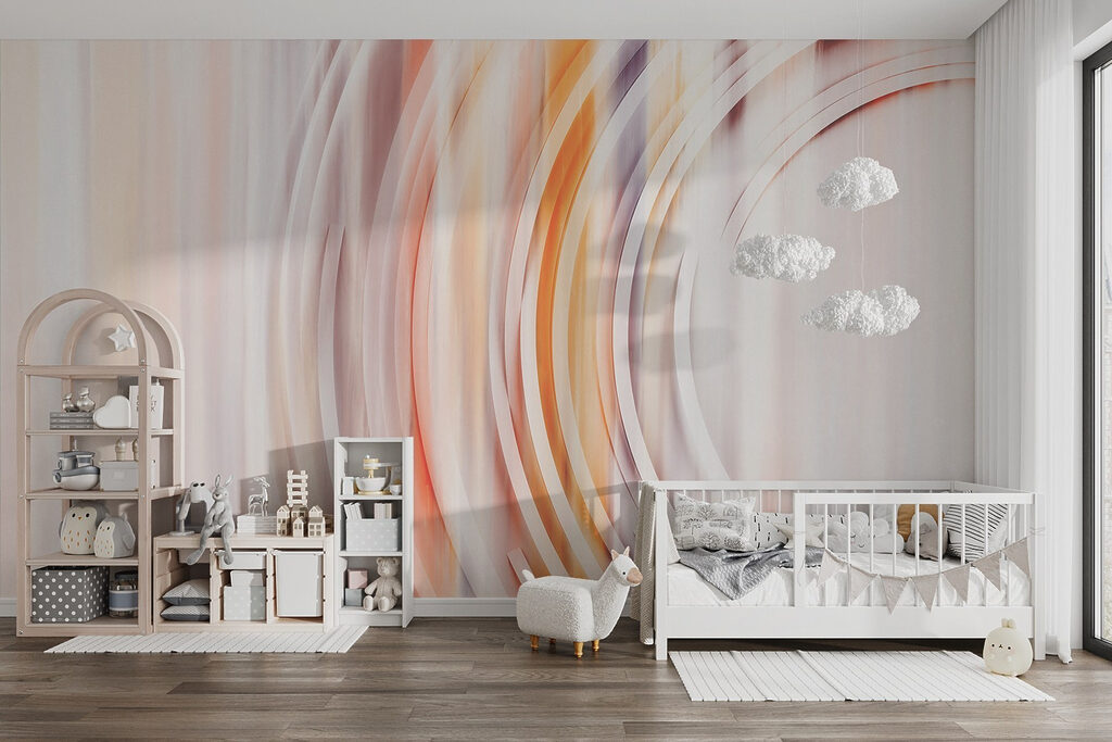 Blurry image of a swirly circle Blurry image of a swirly circle