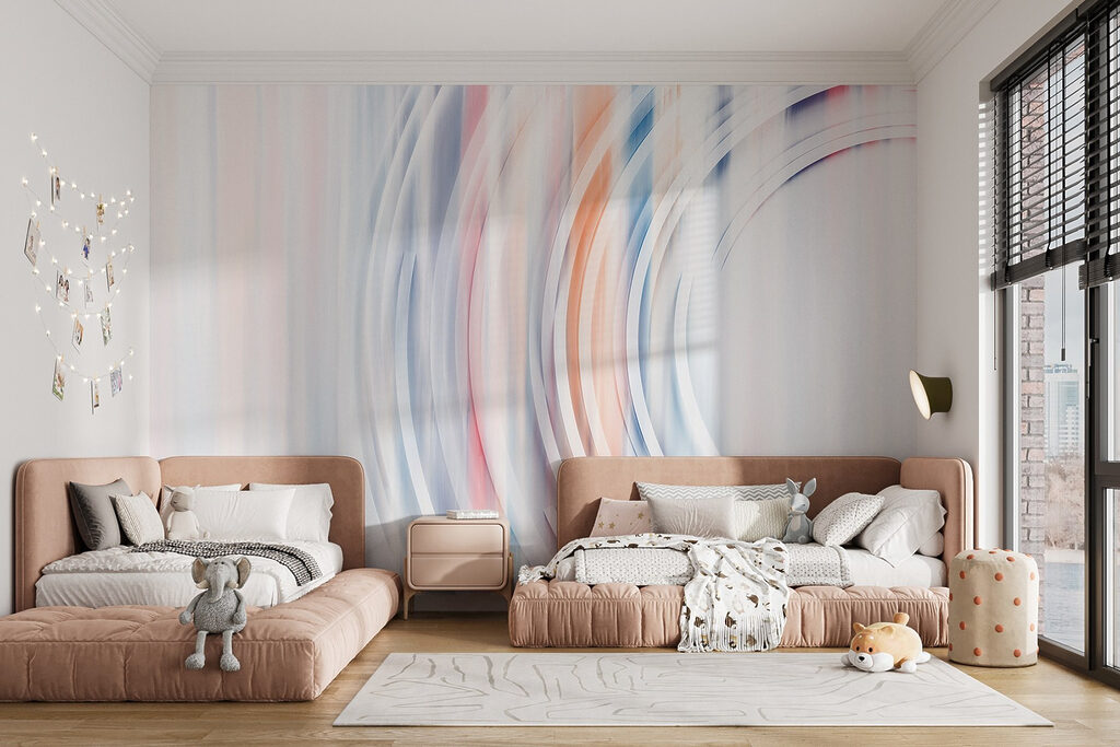 Blurry image of a circular object