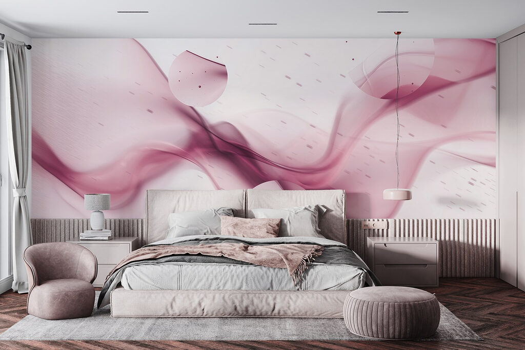 Purple smoke on a white background Purple smoke on a white background