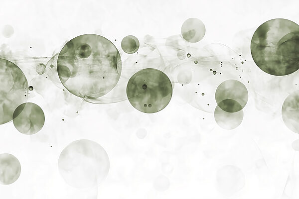 Group of circles with smoke Group of circles with smoke