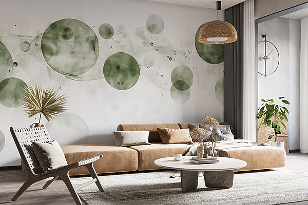 Group of circles with smoke Group of circles with smoke