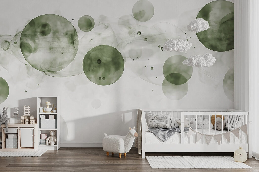 Group of circles with smoke Group of circles with smoke