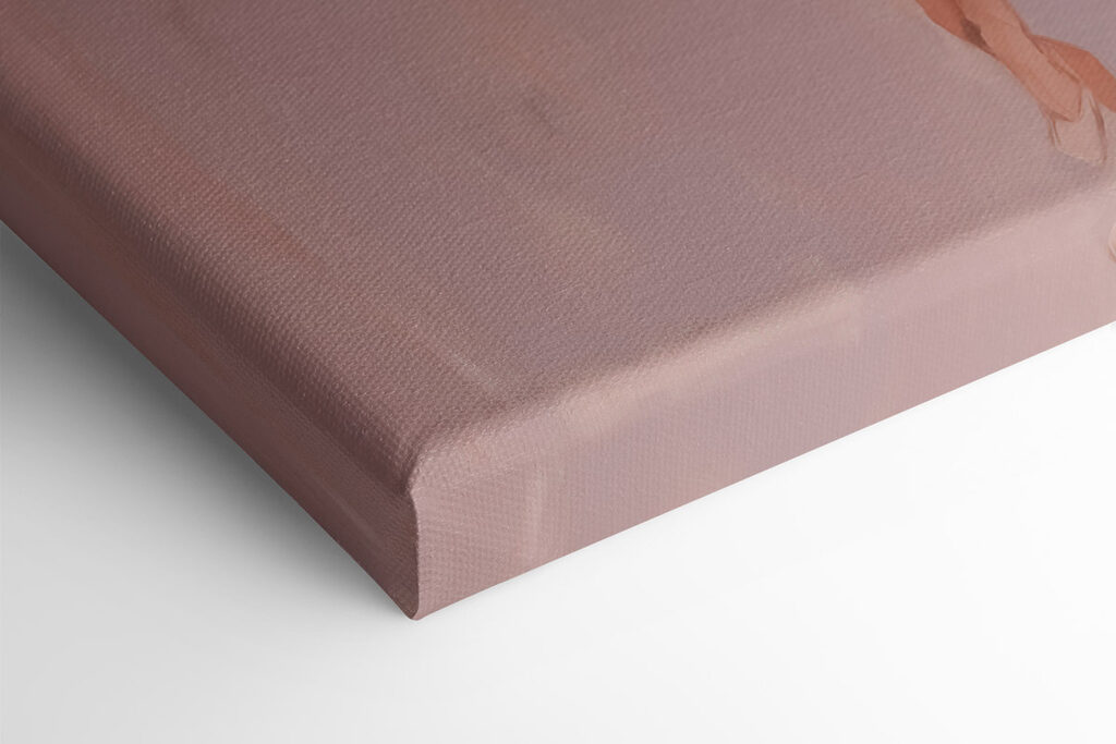 Painting of a woman in a white dress