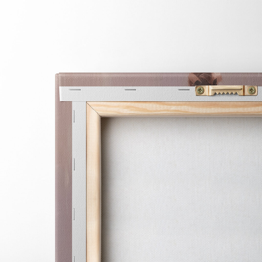 Painting of a woman in a white dress