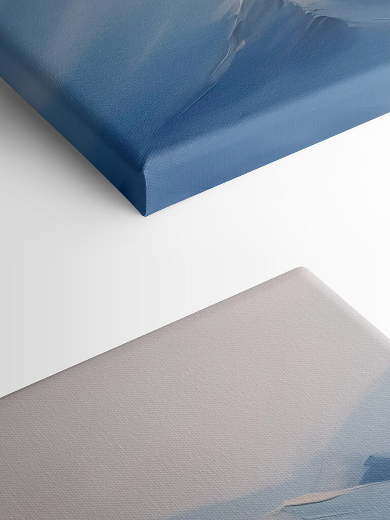 Mountain range with snow