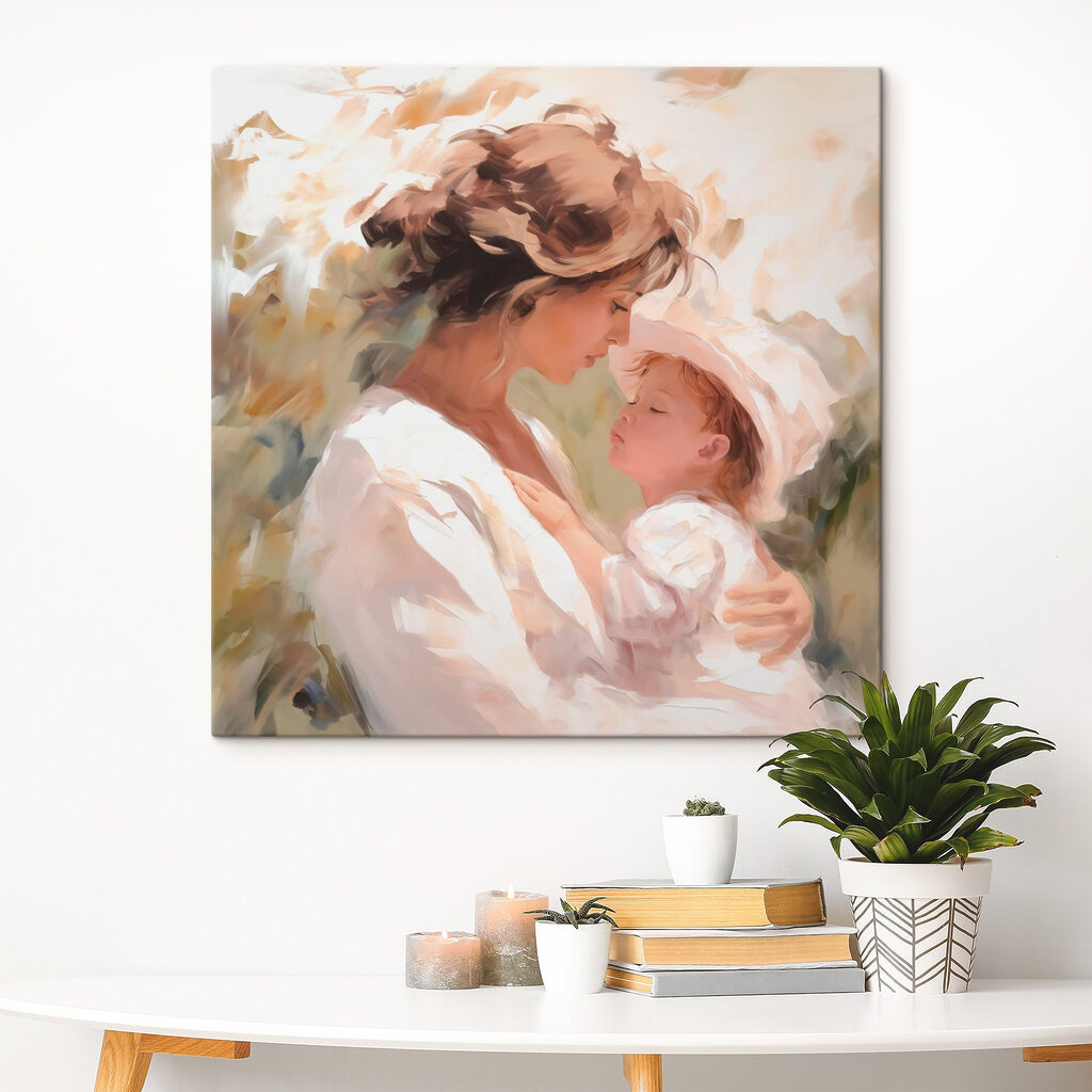 Woman holding a baby Woman holding a baby