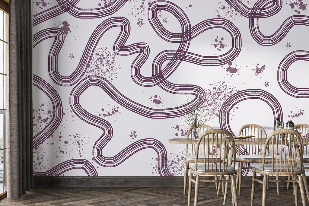 Pattern of lines and spots Pattern of lines and spots