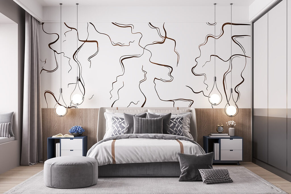 Curves and lines in contrast