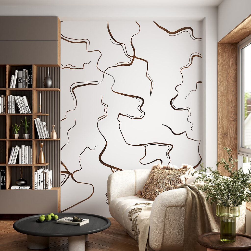 Curves and lines in contrast