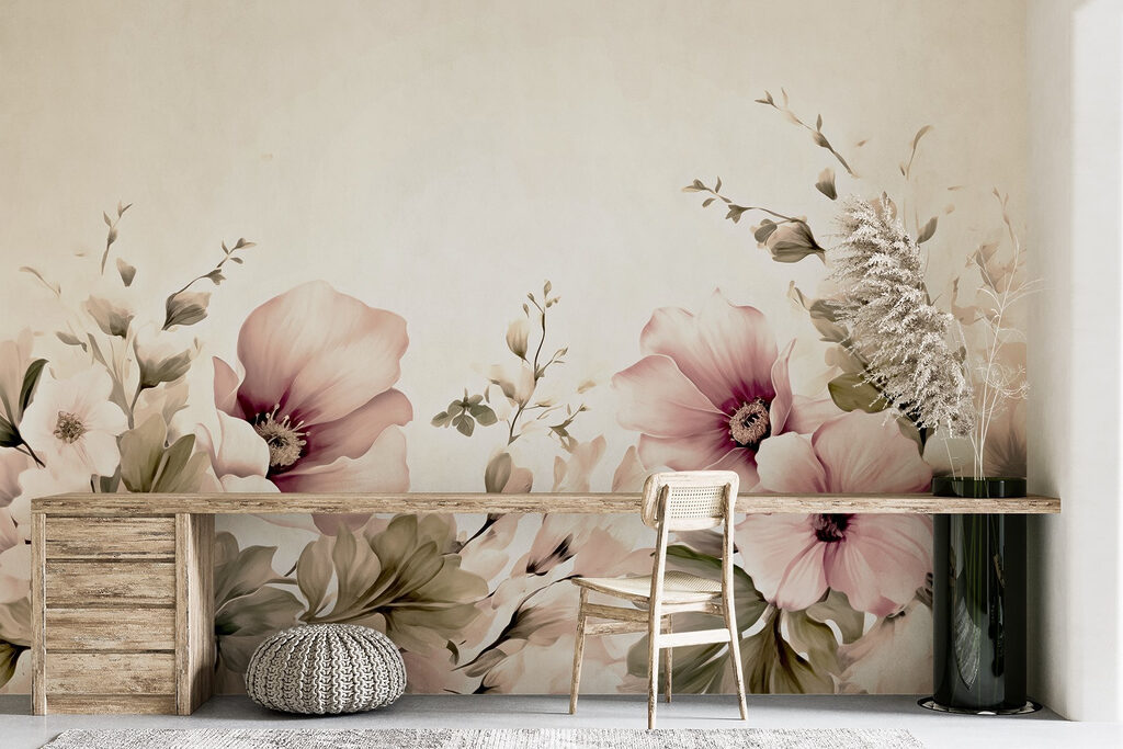 Delicate blooms in soft hues Delicate blooms in soft hues