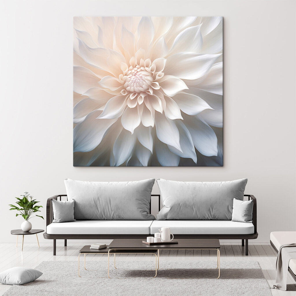 Serenity in floral elegance