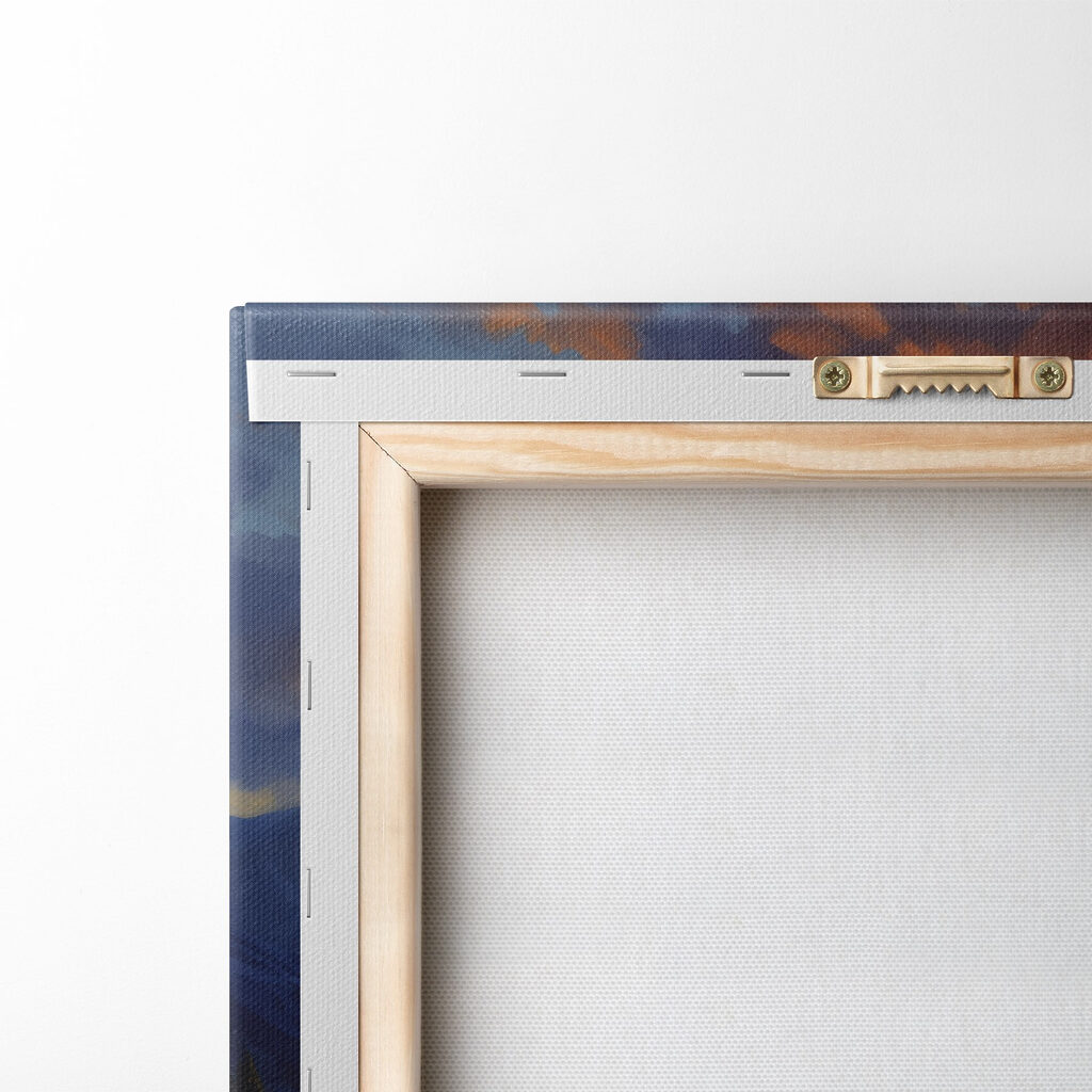 Landscape with a river and mountains