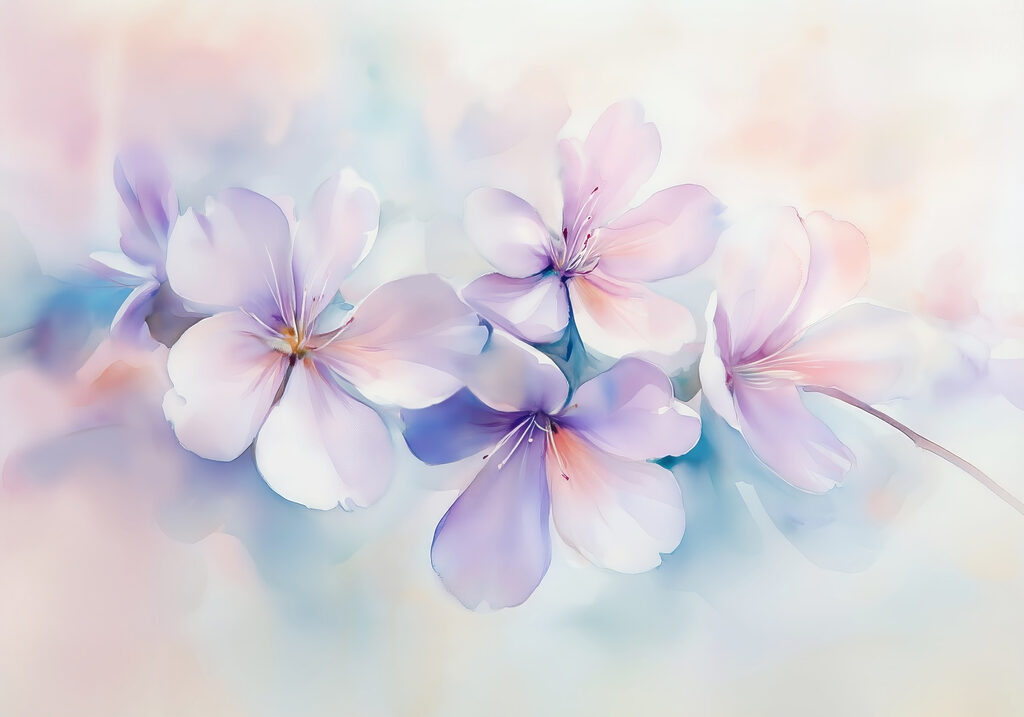 Group of purple flowers