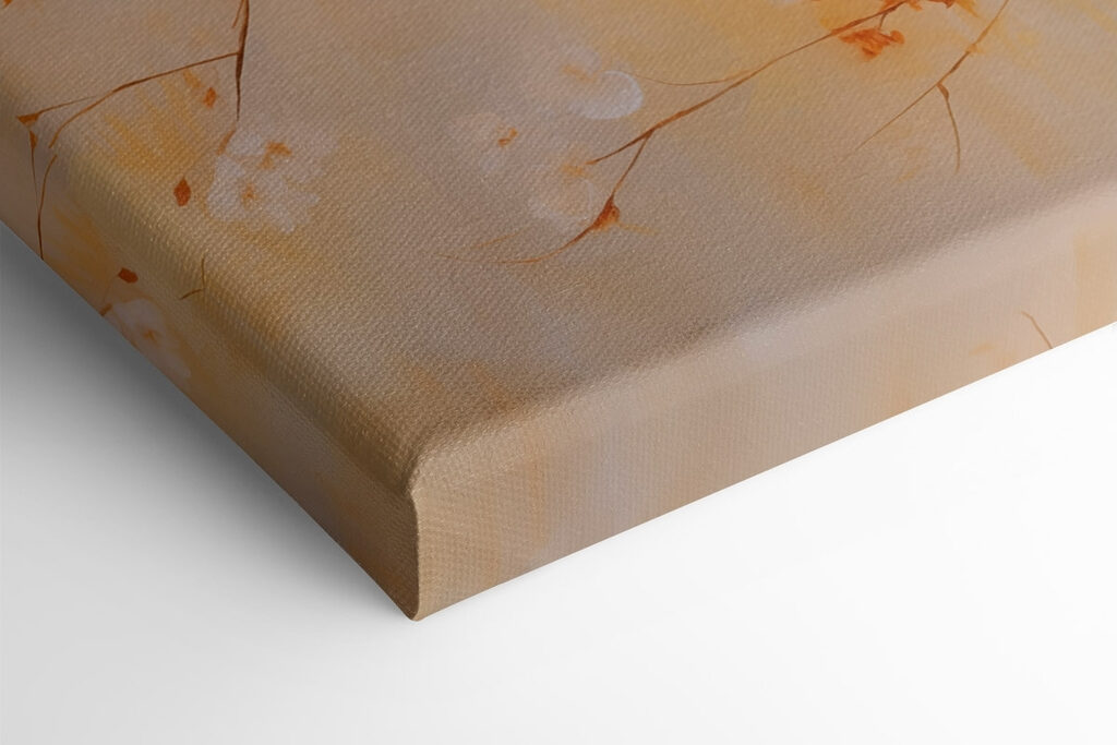 Tree branch with white flowers