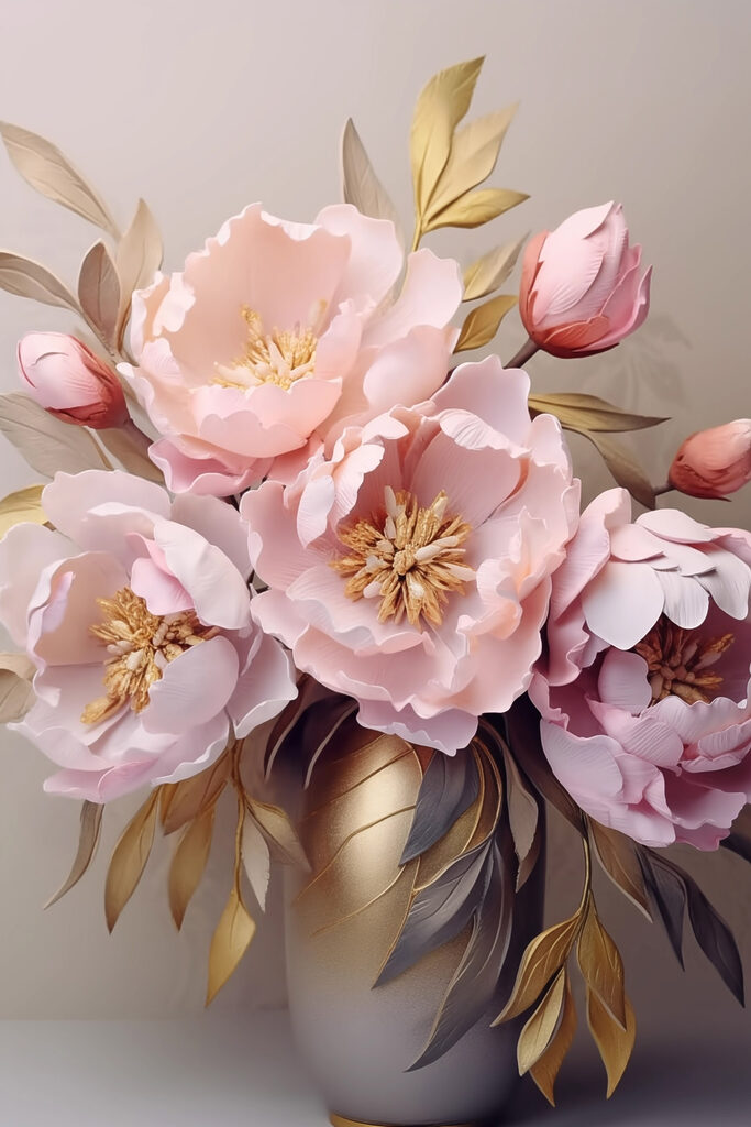 Bouquet of pink flowers